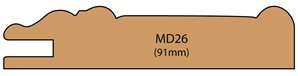Allstyle Cabinet Doors: Miter Profile MD26(91mm)